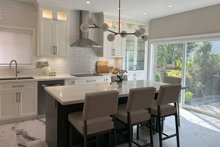 Bathroom renovation in a Lake Scugog waterfront property