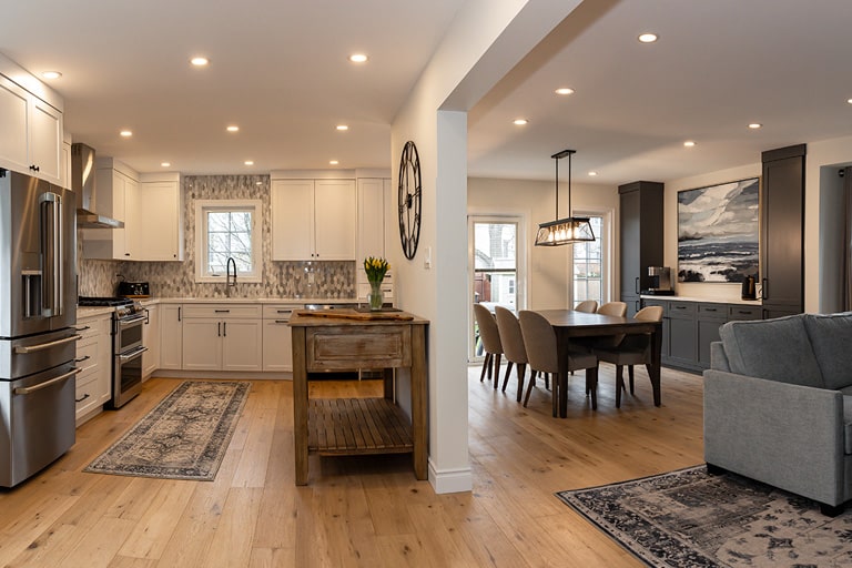 Kitchen renovation in a Scarborough home by Floor and Bath Design