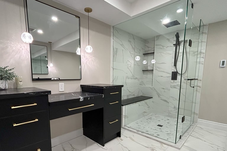 Custom cabinetry maximizing space in a Scarborough kitchen