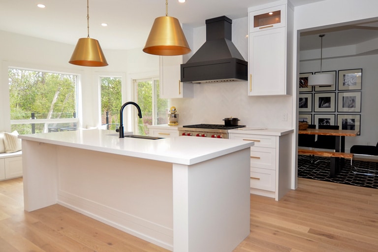 Kitchen renovation in a Whitby home by Floor and Bath Design