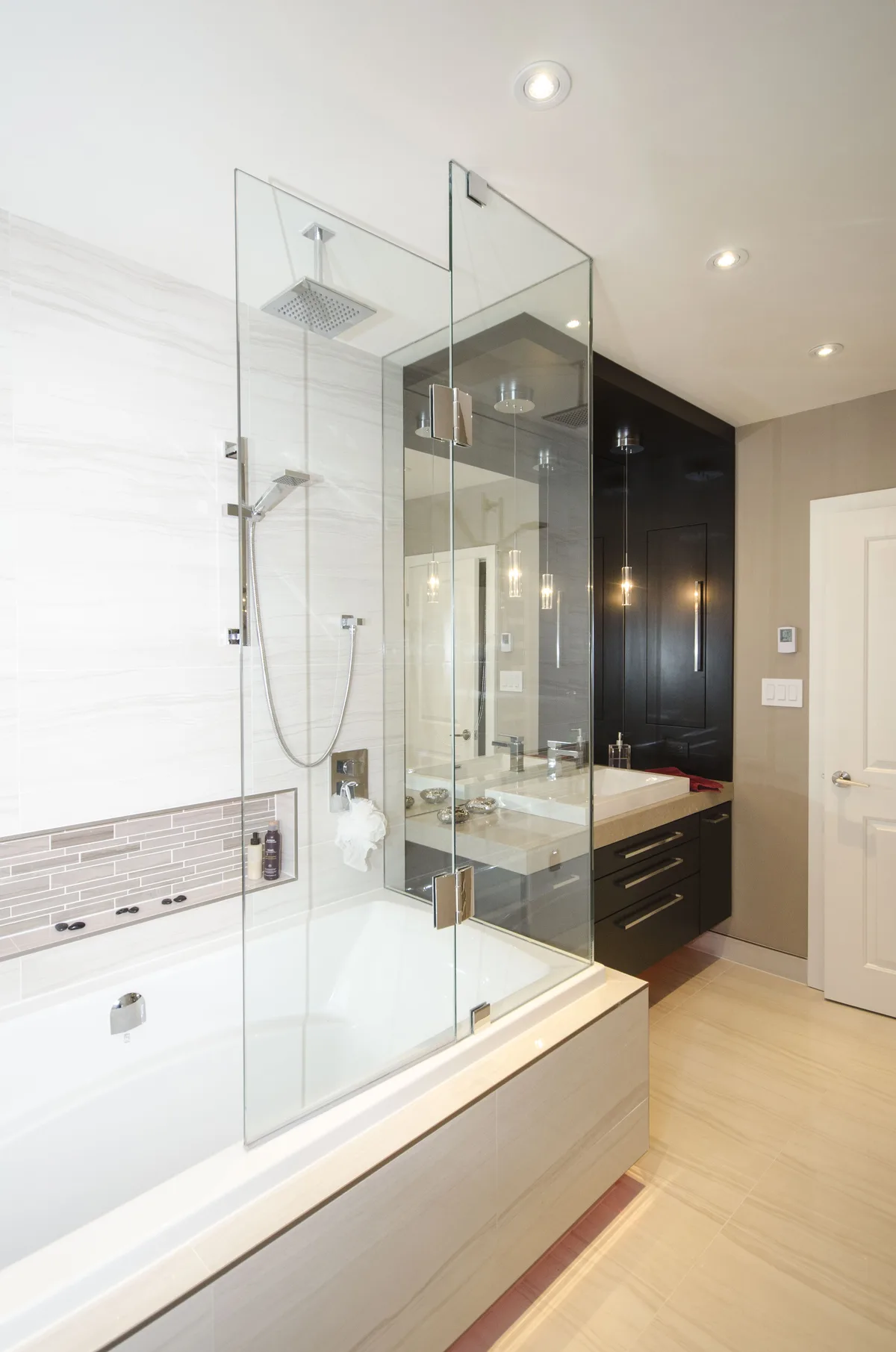 Bathroom with Wall Mounted Toilet