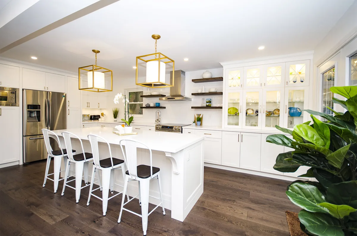 Bright White Kitchen