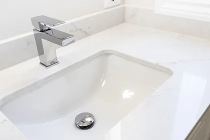 Marble and Quartz Bathroom - Image 2