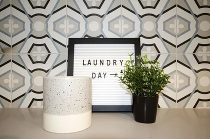 Black & White Laundry Room - Image 3