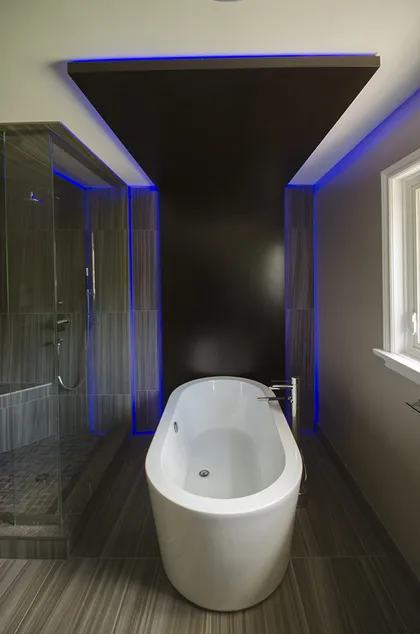 Chromotherapy in Main Bathroom - Image 17
