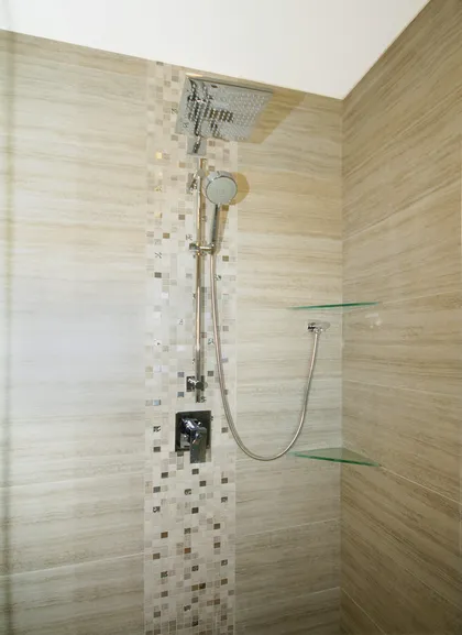Ensuite with a Large Corner Shower - Image 4