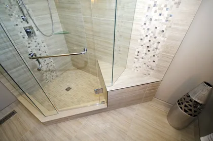 Ensuite with a Large Corner Shower - Image 7