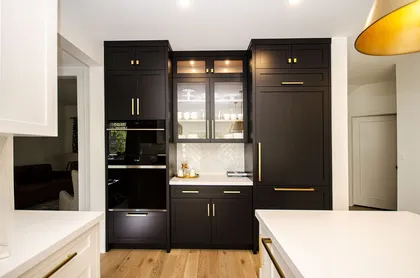 Contemporary Black and White Kitchen Renovation in Pickering - Image 6
