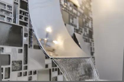 Metallic Powder Room - Image 5