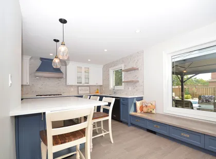 Contemporary Black and White Kitchen Renovation in Pickering - Image 21