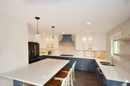 Contemporary Black and White Kitchen Renovation in Pickering - Image 23