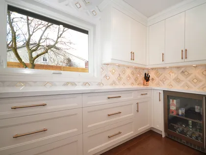 Contemporary Black and White Kitchen Renovation in Pickering - Image 35