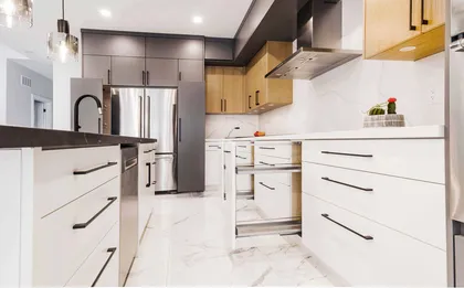 Whitby Kitchen Renovation With Modern 3-Tone Design - Image 2