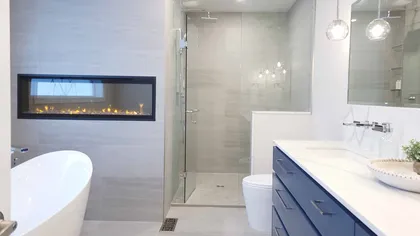 Contemporary Ensuite Retreat With Fireplace - Ajax - Image 10