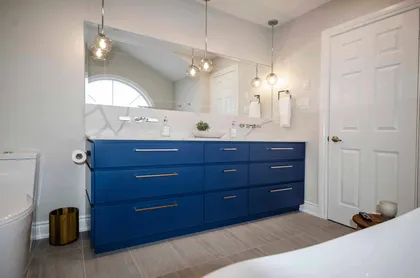 Contemporary Ensuite Retreat With Fireplace - Ajax - Image 13