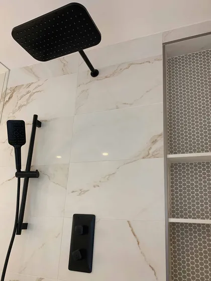 Contemporary Custom Vanity Bathroom Renovation in Whitby - Image 2